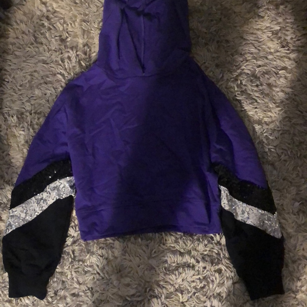 💜Hooded cropped sweatshirt!💜